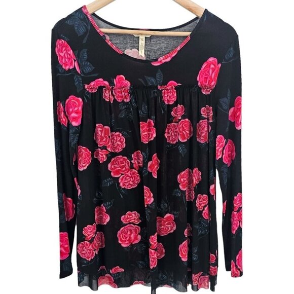 Matilda Jane Womens XS Moments with you Winter Blooms Top - Picture 3 of 10